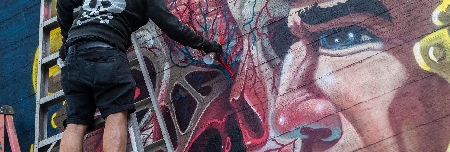 Street Art Künstler Nychos Street Art Künstler Nychos