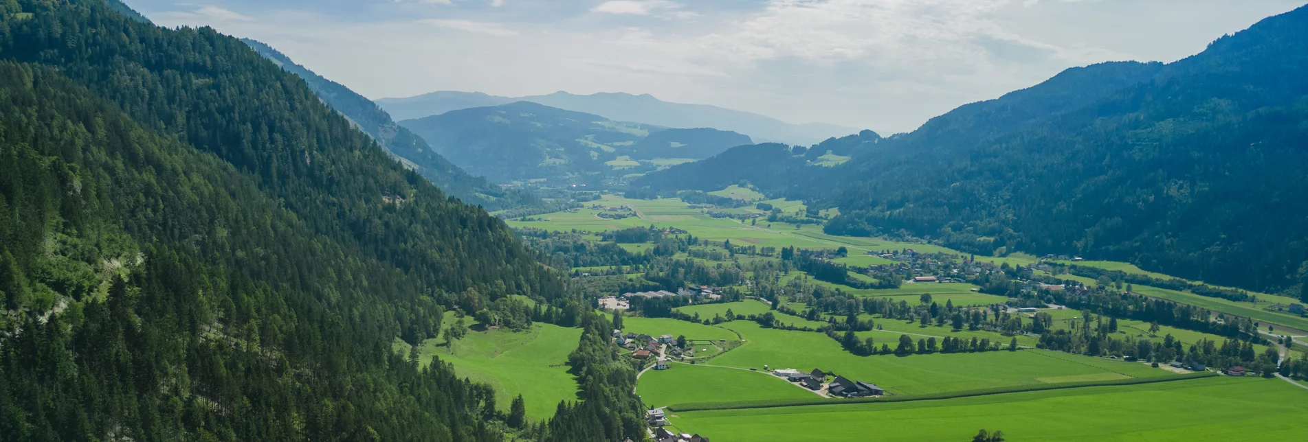 Landschaft von oben