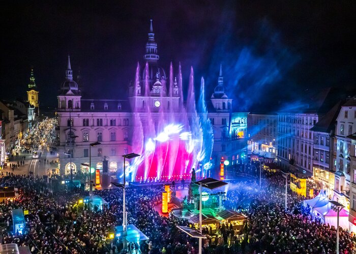 Silvesterspektakel am Hauptplatz in Graz | © Erwin Scheriau | Erwin Scheriau
