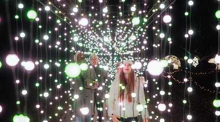 Magischer Lichtertunnel bei Lumagica Frohnleiten | © Region Graz | studio draussen