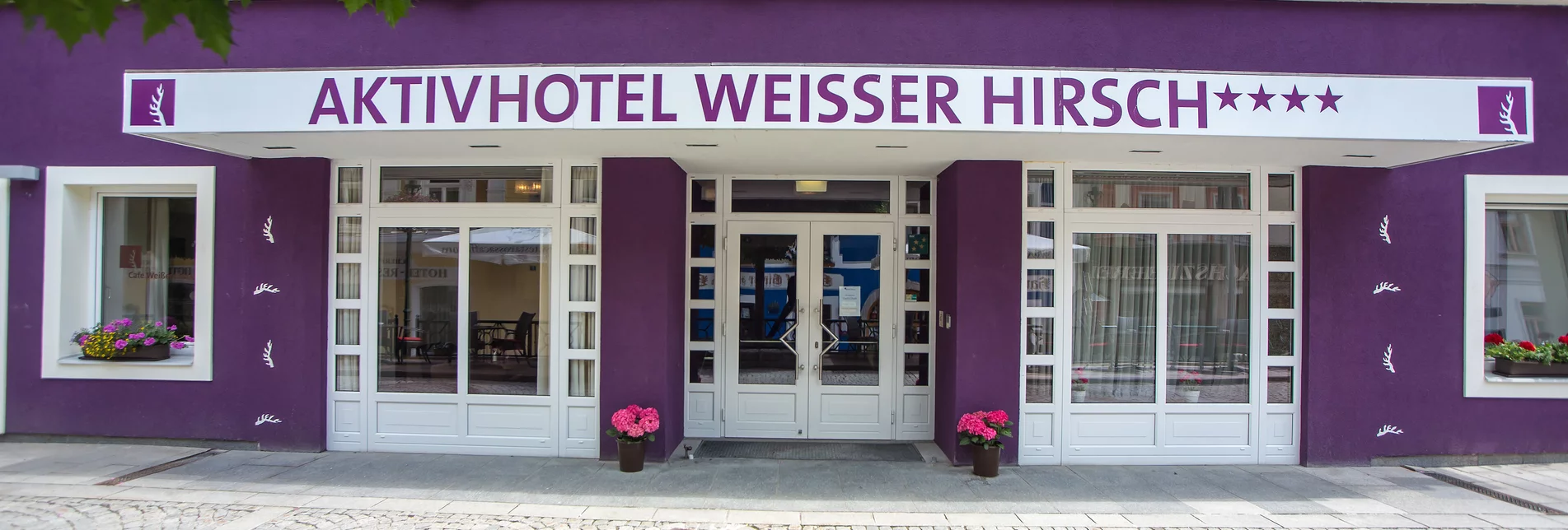Der Eingangsbereich des AKTIVHOTELS Weisser Hirsch in Mariazell