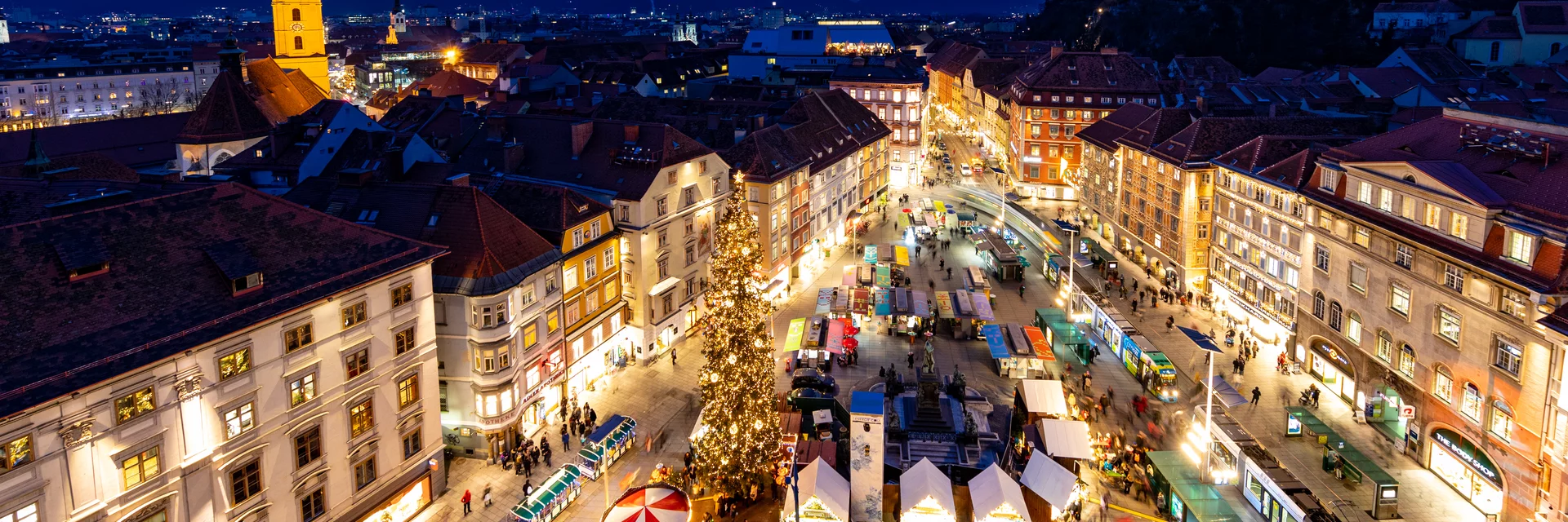 Adventmarkt Hauptplatz Graz | © Graz Tourismus | Harry Schiffer | © Graz Tourismus Adventmarkt Hauptplatz Graz | © Graz Tourismus | Harry Schiffer | © Graz Tourismus