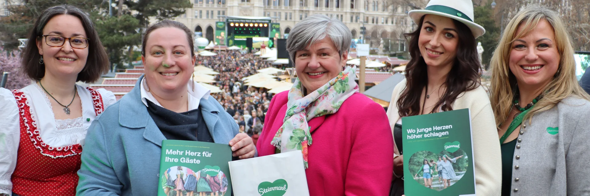 Blick auf den 26. Steiermark Frühling am Wiener Rathausplatz | © Gruppenreisen Steiermark | © Gruppenreisen Steiermark