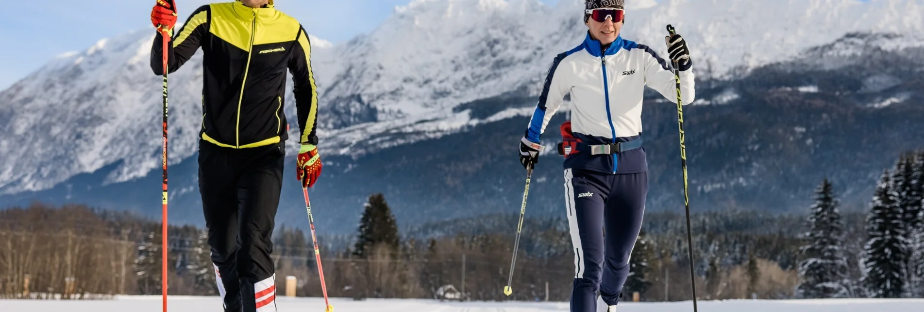 Ski nordic skating Connecting trail V7 - Touren-Impression #1