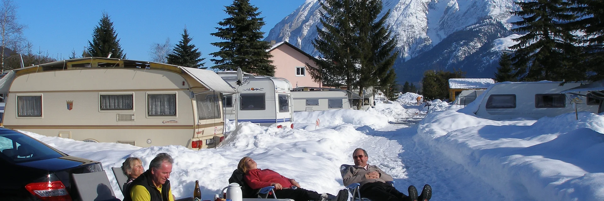 Camping Grimmingsicht im Ausseerland | © Camping & Appartement Grimmingsicht | Annemarie Bakker Camping Grimmingsicht im Ausseerland | © Camping & Appartement Grimmingsicht | Annemarie Bakker