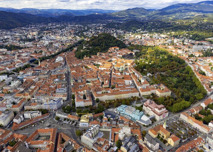 Graz aus der Vogelperspektive | © STG | Harry Schiffer