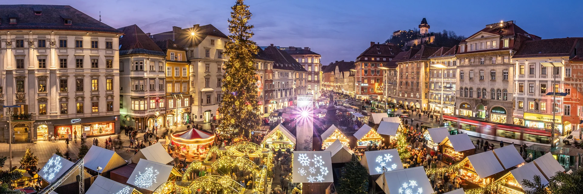 Advent am Grazer Hauptplatz | © Graz Tourismus | Rene Walter Advent am Grazer Hauptplatz | © Graz Tourismus | Rene Walter