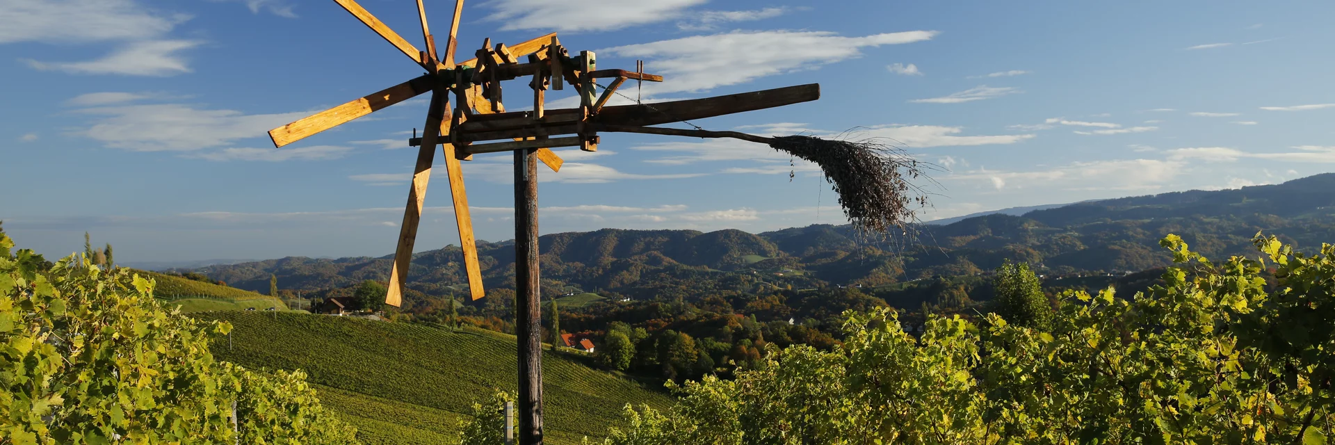 Klapotetz, das Wahrzeichen des steirischen Weinlandes | © STG | Herbert Raffalt Klapotetz, das Wahrzeichen des steirischen Weinlandes | © STG | Herbert Raffalt