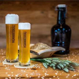 Joglland Hoamatbräu_Biergläser_Oststeiermark | © Joglland Hoamatbräu