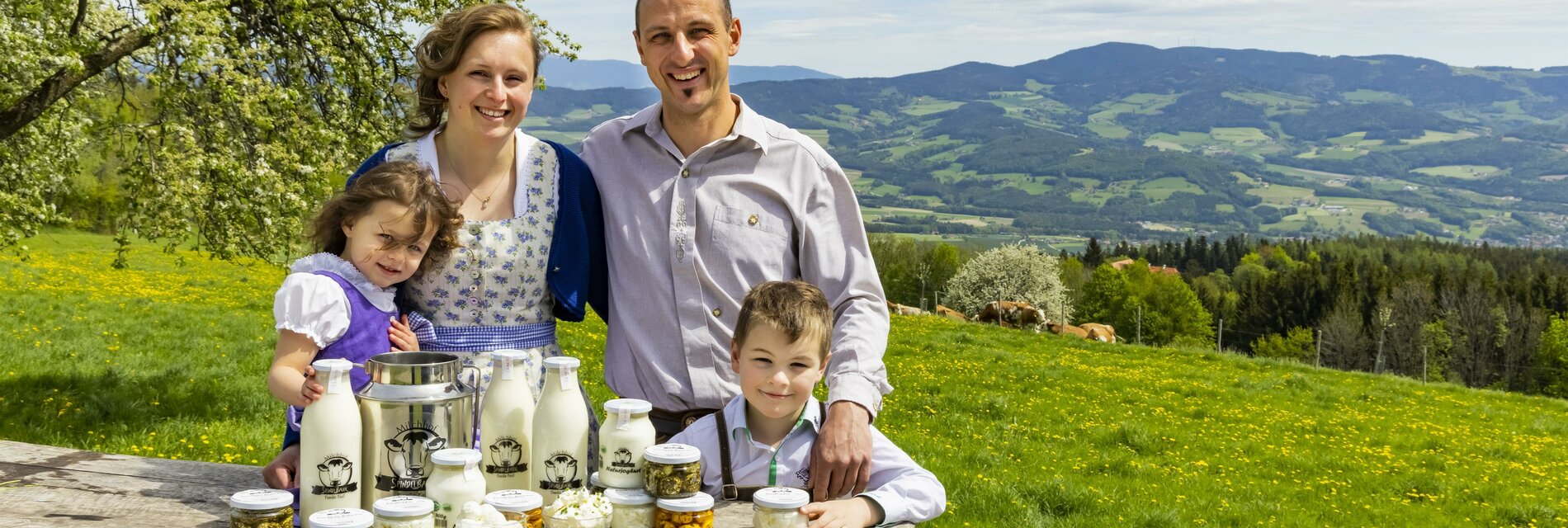 Milchhof Spindlbauer_Familie_Oststeiermark