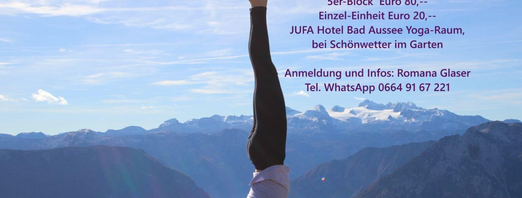 Romana Glaser, Bad Aussee, Summer Yoga | © Romana Glaser