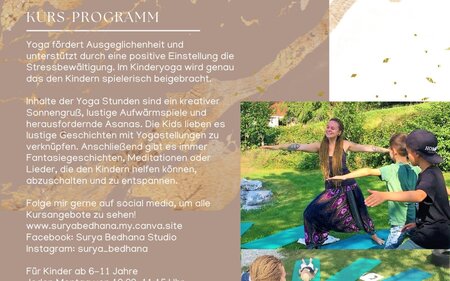 Sommer Kinder Yoga Kurs | © Kathrin Leitner