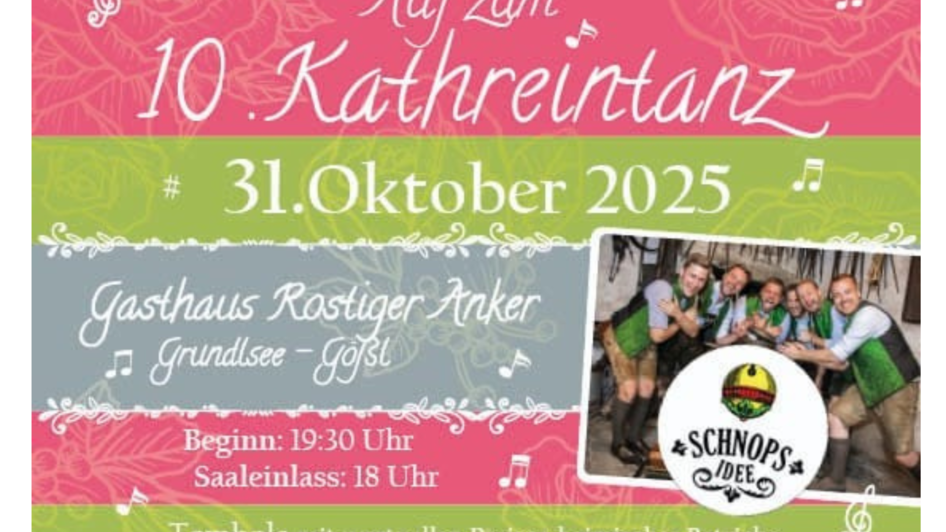 Kathreintanz 2025, Grundlsee, Plakat | © Kreuz-Gaiswinkl Musikantenstammtisch