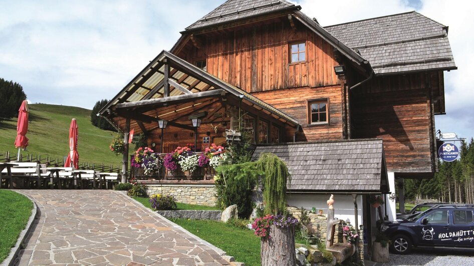 Holdahüttn_Außenansicht_Oststeiermark | © Holdahüttn