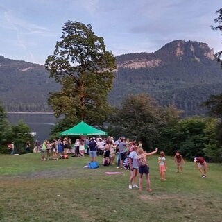 Beach Party, Altaussee, Schirmbar | © Franz Pichler