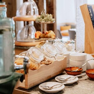 Das Schutzhaus, Bad Aussee, Frühstücksbuffet | © Das Schutzhaus am hohen Camper