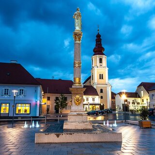 Blick auf die Stadtpfarrkirche Fehring | © Stadtgemeinde Fehring