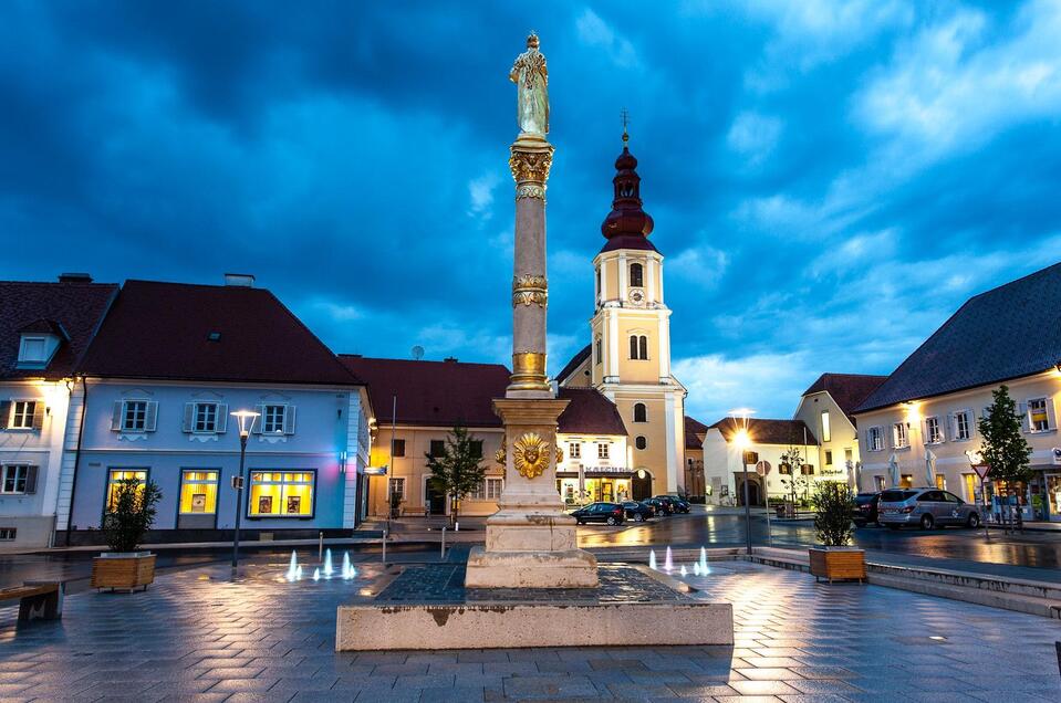 Blick auf die Stadtpfarrkirche Fehring | © Stadtgemeinde Fehring
