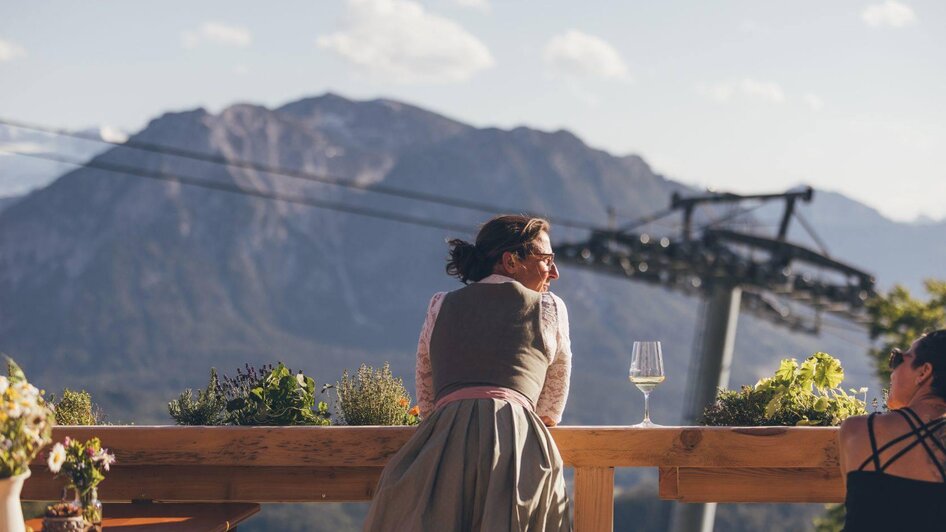 Stellenkogelhütte, Altaussee, Terrasse | © Krewenka