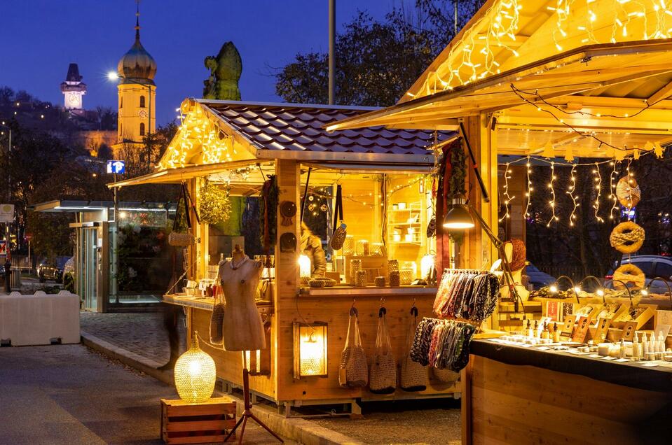 Grieskindlmarkt am Nikolaiplatz - Der nachhaltige Weihnachtsmarkt | © Graz Tourismus - Harry Schiffer Grieskindlmarkt am Nikolaiplatz - Der nachhaltige Weihnachtsmarkt | © Graz Tourismus - Harry Schiffer