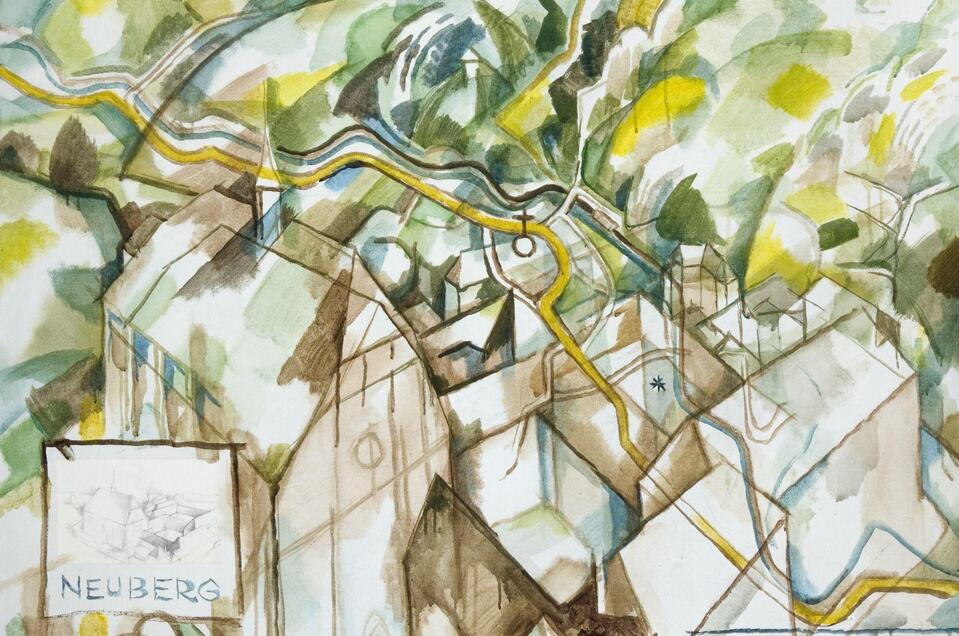 Neuberg, 1977, Acryl auf Leinwand | © Jungwirth