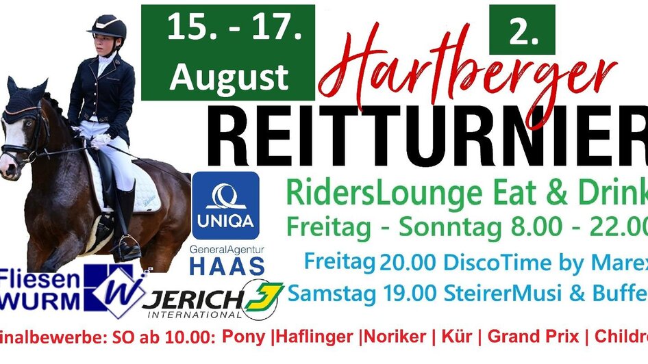 Hartberger Reitturnier_Einladung | © RC Dressage