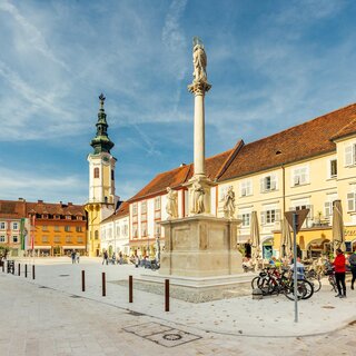 Hauptplatz Bad Radkersburg mit Mariensäule | © Zehnerhaus Bad Radkersburg