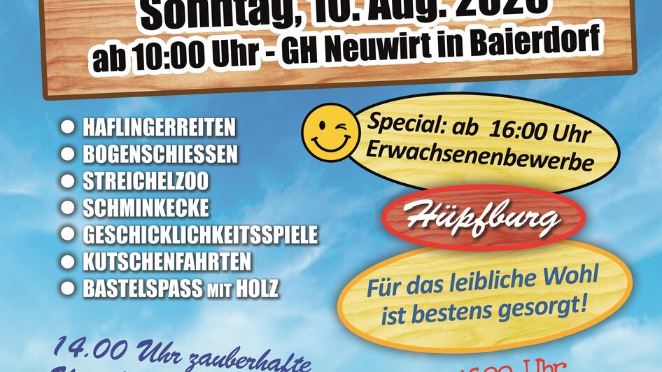Plakat Kinderfest | © TV Murau