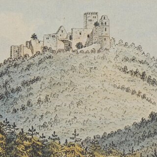 Burg Gösting | © Stahlstich Vinzenz Reim