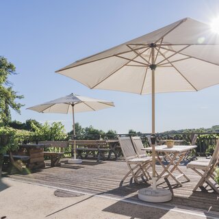 Wunderschöne Terrasse | © The Flow