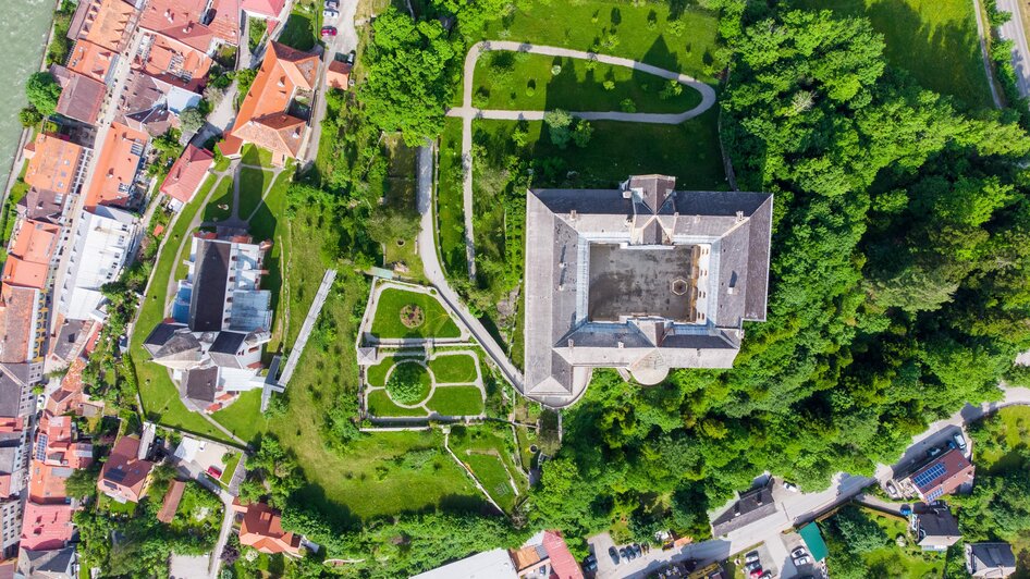 Schloss Murau von oben
