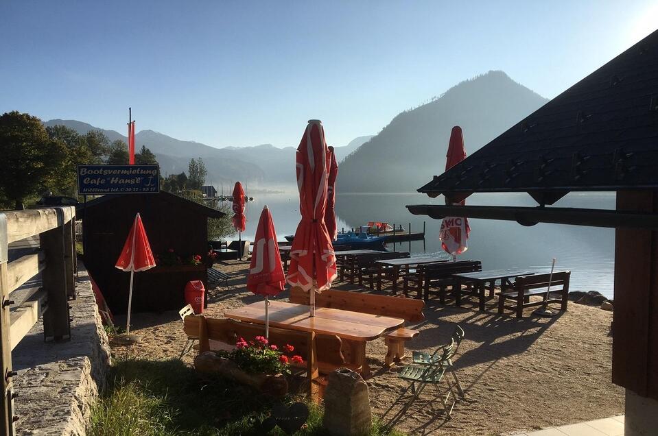 Seelaube Grundlsee, Grundlsee, Ausblick | © Cafe Hansl