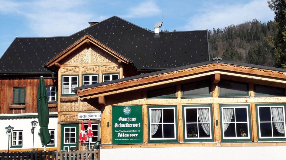 Gasthaus Schneiderwirt Altaussee - Vorderseite | © Petra Kirchschlager