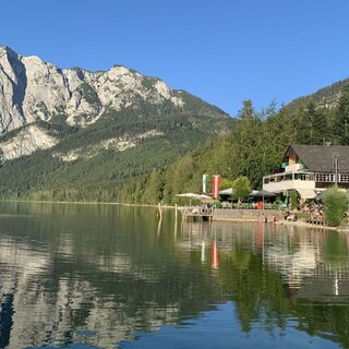 Strandcafe, Altaussee, Trisselwand | © Strandcafe