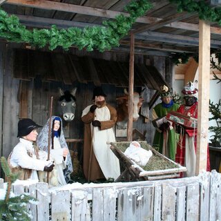 Advent im Dorf, Tauplitz, lebensgroße Krippe | © TVB Ausseerland Salzkammergut_Raunigg