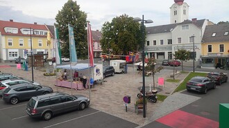 Friedberg farmers' market on the main square in Friedberg | © Stadtgemeinde Friedberg