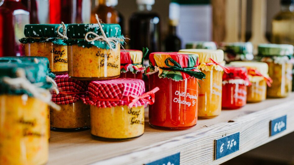 Danis Genussecke, unterschiedliche Chutneys | © TV Region Graz - Mias Photoart Danis Genussecke, unterschiedliche Chutneys | © TV Region Graz - Mias Photoart