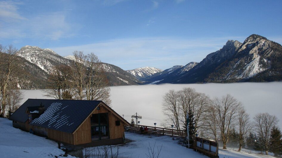 Pfannerhütte über der Hochnebelgrenze, Tauplitz | Mario Seebacher | © Mario Seebacher Pfannerhütte über der Hochnebelgrenze, Tauplitz | © Mario Seebacher
