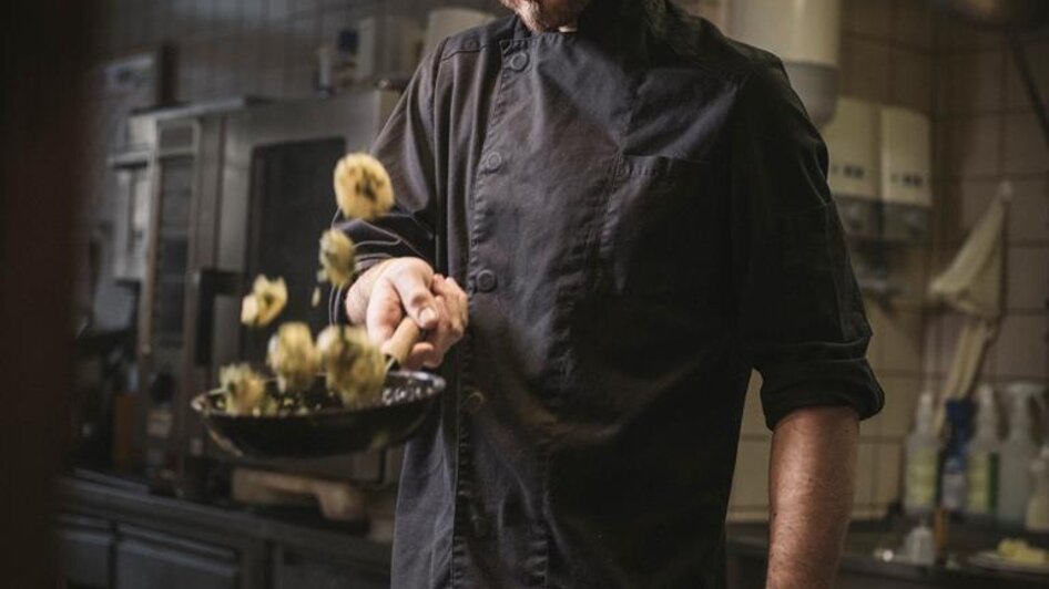 Albert Junior, der Küchenchef