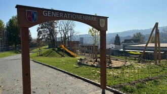 Generationenpark Eingang | © Marktgemeinde St. Nikolai i. S.