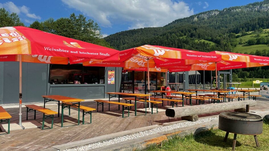 Auszeit Ausseerland, Tauplitz, Imbiss am Kulm | © Auszeit Ausseerland