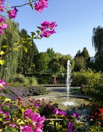 Springbrunnen und Teich im Kurpark | © Bernhard Bergmann | TVB Bad Waltersdorf | © Bernhard Bergmann