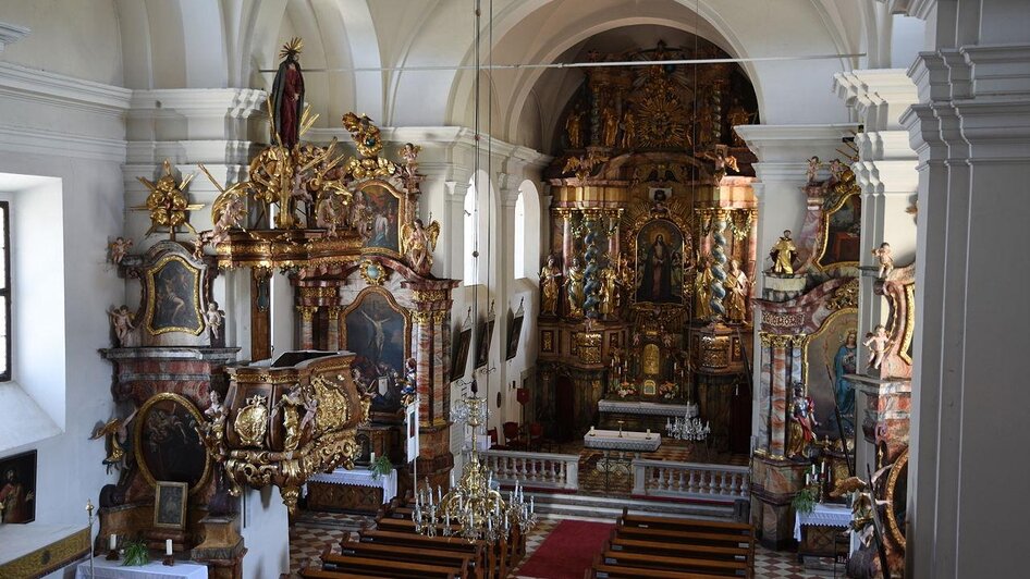 Salvator Kirche Breitenfeld Innen | © Thermen- & Vulkanland