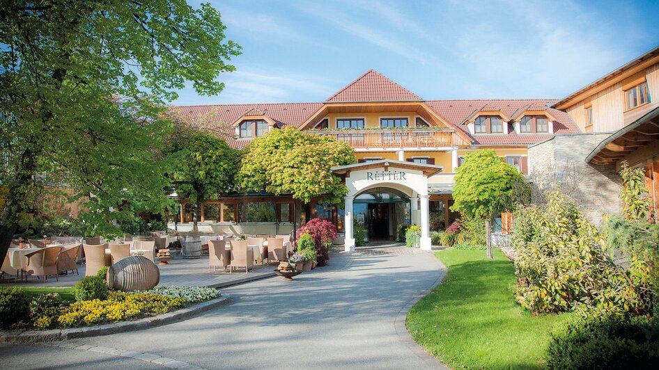Retter Bio- Restaurant_Eingang_Oststeiermark | © RETTER Bio-Natur-Resort