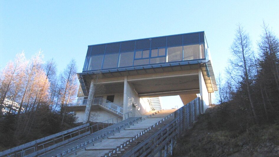 Schiflugschanze Kulm, Tauplitz, Anlaufturm | © TVB Ausseerland Salzkammergut/Rastl