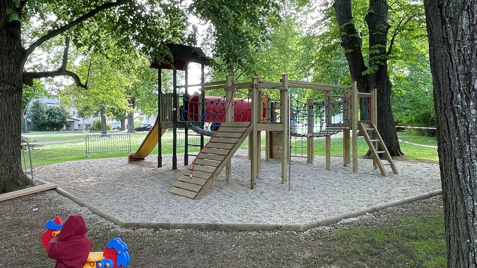 Spielplatz Lebing Au_Klettergerüst_Oststeiermark | © Tourismusverband Oststeiermark