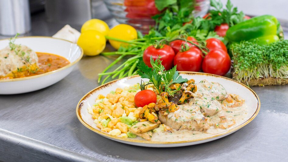 Mittagsmenü mit Eierschwammerl | © Urdlwirt Hotel &amp; Restaurant
