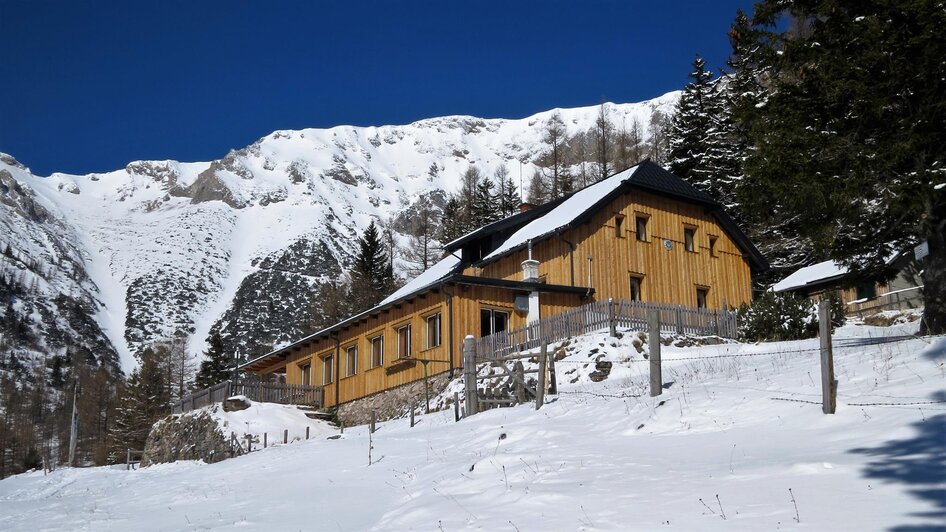 Das Waxriegelhaus im Winter