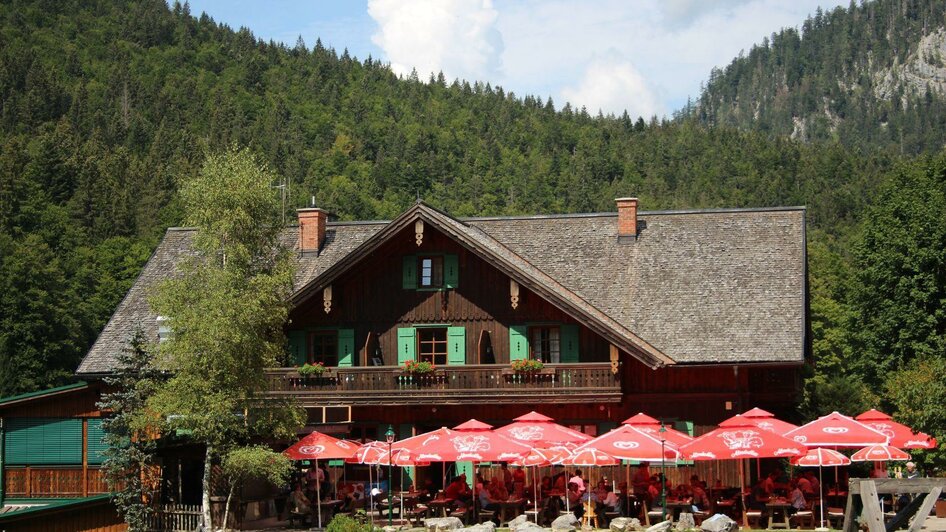 Blaa Alm, Altaussee, Terrace | Viola Lechner | © Viola Lechner Blaa Alm, Altaussee, Terrasse | © Viola Lechner