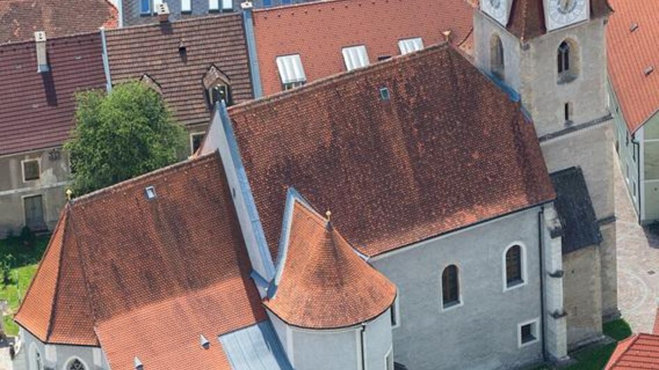 Kirche Luftbild | © Pfarre Krieglach